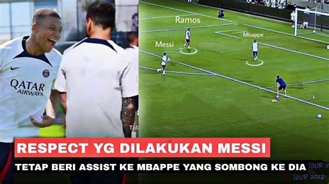 RESPECT Meski Tak Menyukai Sikap Mbappe Lihatlah Cara Messi