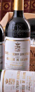 Château Pichon Longueville Comtesse de Lalande 1995 Château Pichon