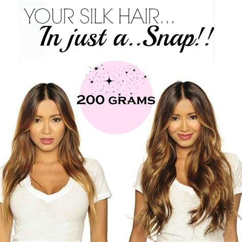 The Magic Of Deluxe Hair Extensions By Silk Up To 200 Grams Sets