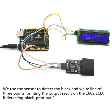 KEYESTUDIO 3 Channel Infrared Line Tracking Sensor KS0453