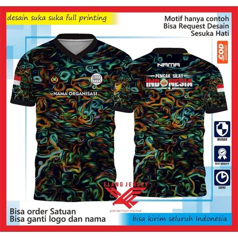 Jual Jersey Pencak Silat Indonesia Shopee Indonesia