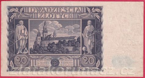 Polsko 20 Zlotych 1936 Numismatika Zlatá Koruna Ostrava