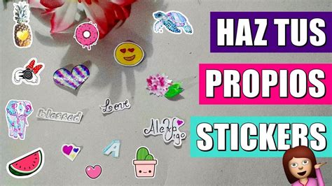 C Mo Hacer Tus Propios Stickers Diy Alexa Vigo Youtube