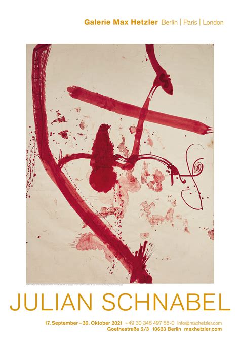 Julian Schnabel :: Galerie Max Hetzler Publications