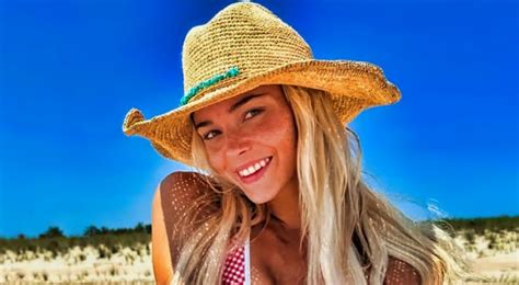 PHOTOS Olivia Dunne Stuns In Her Red White And Freckled Bikini In