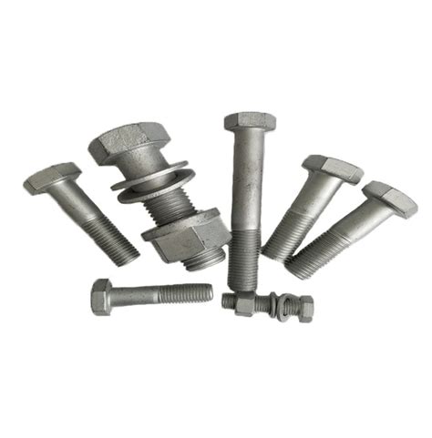 Hot Dip Galvanized Grade Hex Bolt And Nut Carbon Steel China