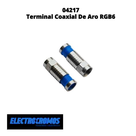 Terminal Coaxial Rosca Fina Negra FR0171 ElectroCromos