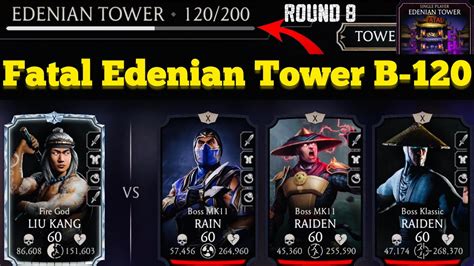 Fatal Edenian Tower Boss Battle Fight Reward Mk Mobile Youtube