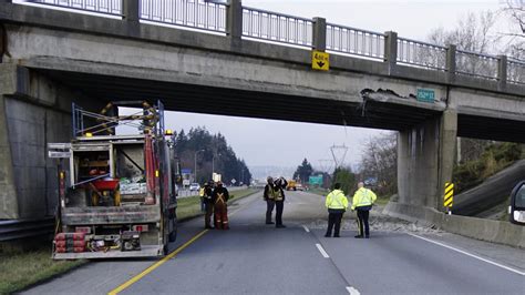 Truck Slams Into Highway 99 Overpass Causing Road Closures British