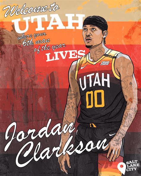 Jordan Clarkson Utah Jazz Wallpapers - Wallpaper Cave