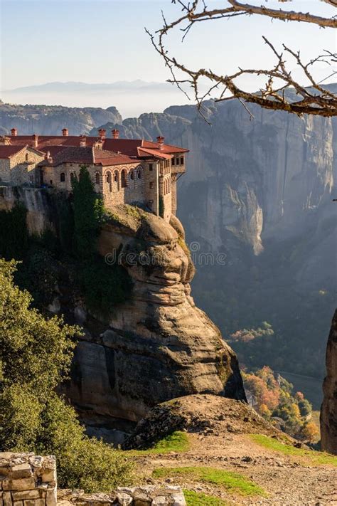 Meteora Kalambaka Greece Varlaam Monastery Stock Photo Image Of