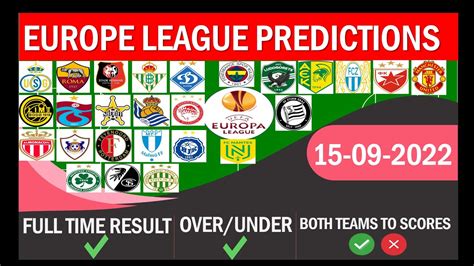 Europa League Predictions Football Predictions Today Uel