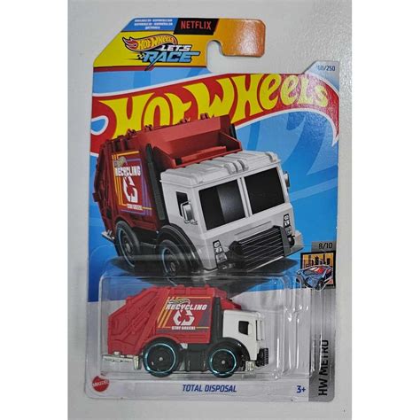 Hot Wheels Metro Total Disposal Let S Race Shopee Brasil