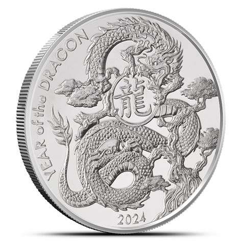 1 Oz Asahi Dragon Silver Round New L JM Bullion