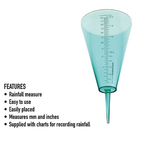 rain gauge  monitor rainfall levels  easy read scale