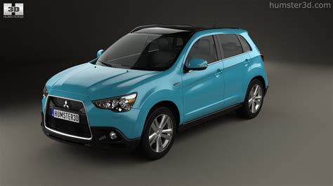 360 View Of Mitsubishi ASX 2011 3D Model Hum3D Store