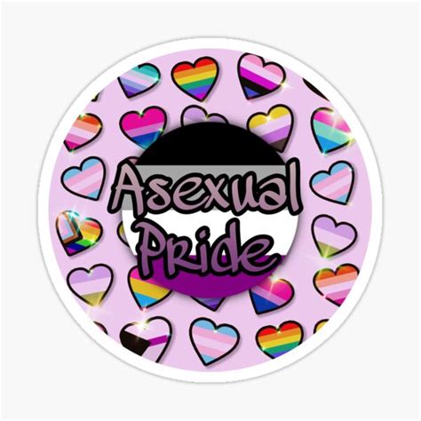 Asexual Pride Lgbtqia Pastel Pride Hearts Sticker For Sale By