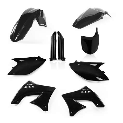 Plastics Kit ACERBIS Dirt Bike KAWASAKI KXF 450 Black 2009 FULL