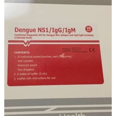 Jual Dengue Combo Duo Ns1 Igg Igm Isi 25 Tes Ns1 25 Tes Igg Igm