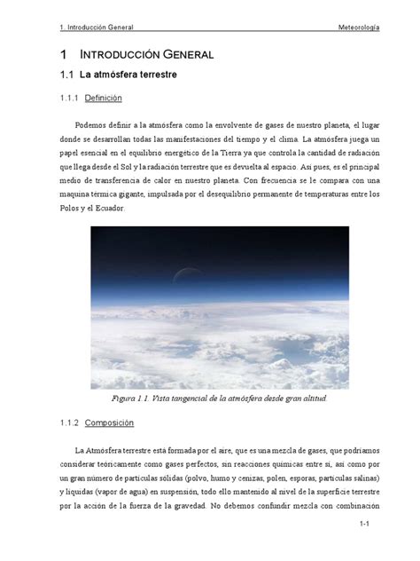 La Atmósfera Terrestre Composición Y Estructura Pdf Atmósfera Tierra