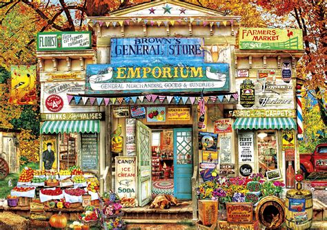 Brown S General Store Pieces Buffalo Games Puzzle Warehouse