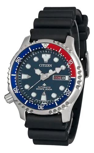 Relógio Citizen Masculino Automático Diver 200m Tz31696a Cor da correia