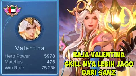 Raja Valentina Pake Skin Collector Terbaru Skill Nya Lebih Hebat Dari