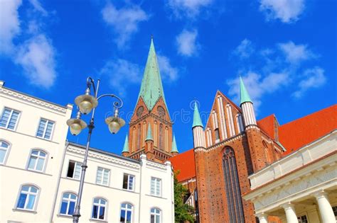 Cathedral in Schwerin stock image. Image of christian - 25479045