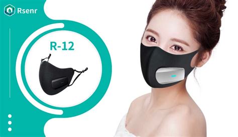 Rsenr R Electric Facemask Intelligent Mini Usb Wearable Air Purifier