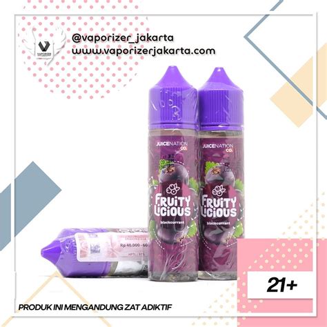 Fruity Licious Blackcurrant Ml Mg Toko Vapor Jakarta Jual