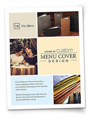 Custom Menu Covers - Custom Menu Cover Guide