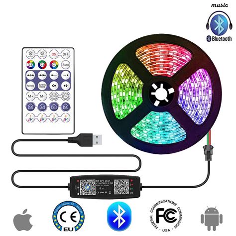 Ws B Smart Rgb Led Strip Ws Pixels M Individually