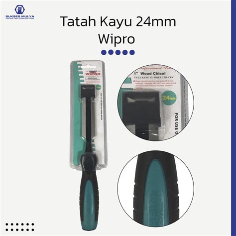 Jual Pahat Kayu 24mm Wipro CRV Tatah Kayu Gg Fiber Kikir Kayu Wood