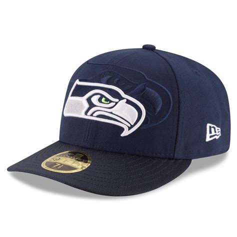 Men's Seattle Seahawks New Era Navy 2016 Sideline Official Low Profile ...