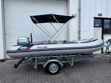 NIEUWE 2022 HONWAVE TA40 AE HONDA BF20 SHU MET TRAILER Advertentie