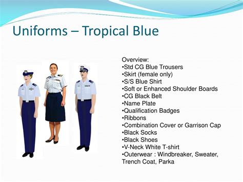 PPT - United States Coast Guard Auxiliary Uniform Overview PowerPoint ...