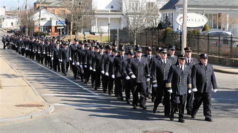 Walk-through at wake for Brockton fire Lt. Michael Mahoney