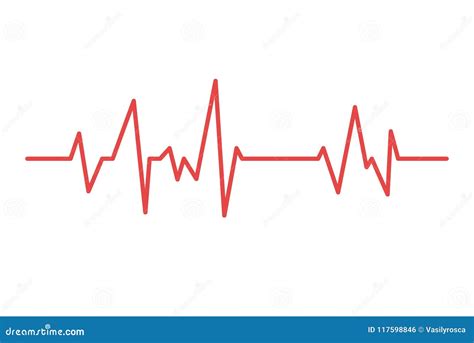 Vector Cardiogram Stock Illustration 47393437