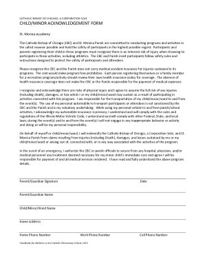 Fillable Online Acknowledgement Form Revised Fax Email Print Pdffiller