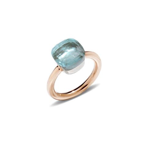 Lo Smeraldo POMELLATO Nude Ring With Blue Topaz