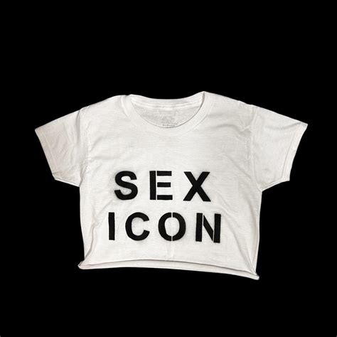 SEX ICON Cropped Tee Designed By Me Customizable Depop