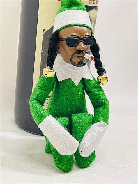 Snoop On A Stoop Christmas Elf Doll Home Decoration Etsy