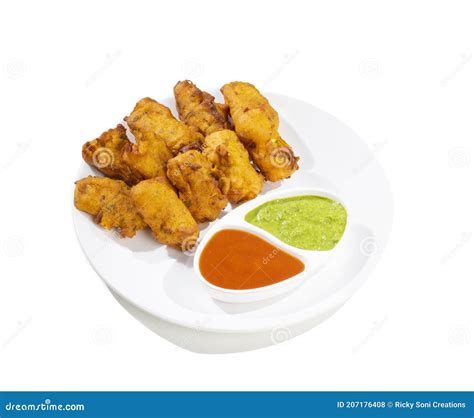 Indian Traditional Paneer Pakora Stock Photo Image Of Breakfast