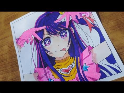 How To Draw Ai Hoshino Step By Step Oshi No Ko Ai Hoshino Drawing