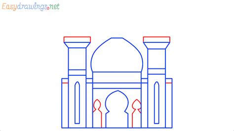 How To Draw Mosque Step By Step [15 Easy Phase] [emoji]