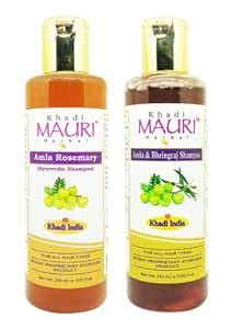 Buy Khadi Mauri Amla Rosemary Amla Bhringraj Shampoo Pack Of 2 420