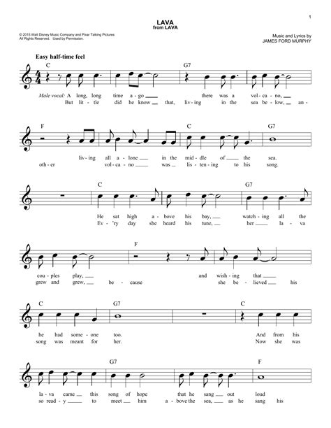 Roger Emerson Lava Sheet Music Notes, Chords Download Printable SAB Choir PDF Score SKU: 163535 ...