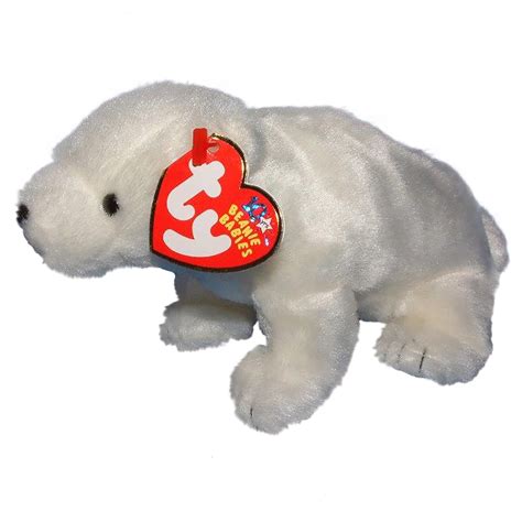 Ty Beanie Baby Fridge The Polar Bear Stuffed Animal Mwmt