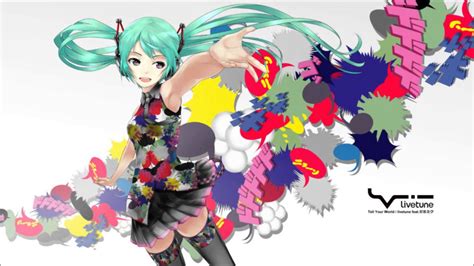 Livetune Feat Hatsune Miku Tell Your World Youtube