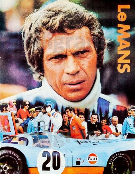 Le Mans Film Steve Mcqueen Rkly Poster Reproduction X Cm D Affiche